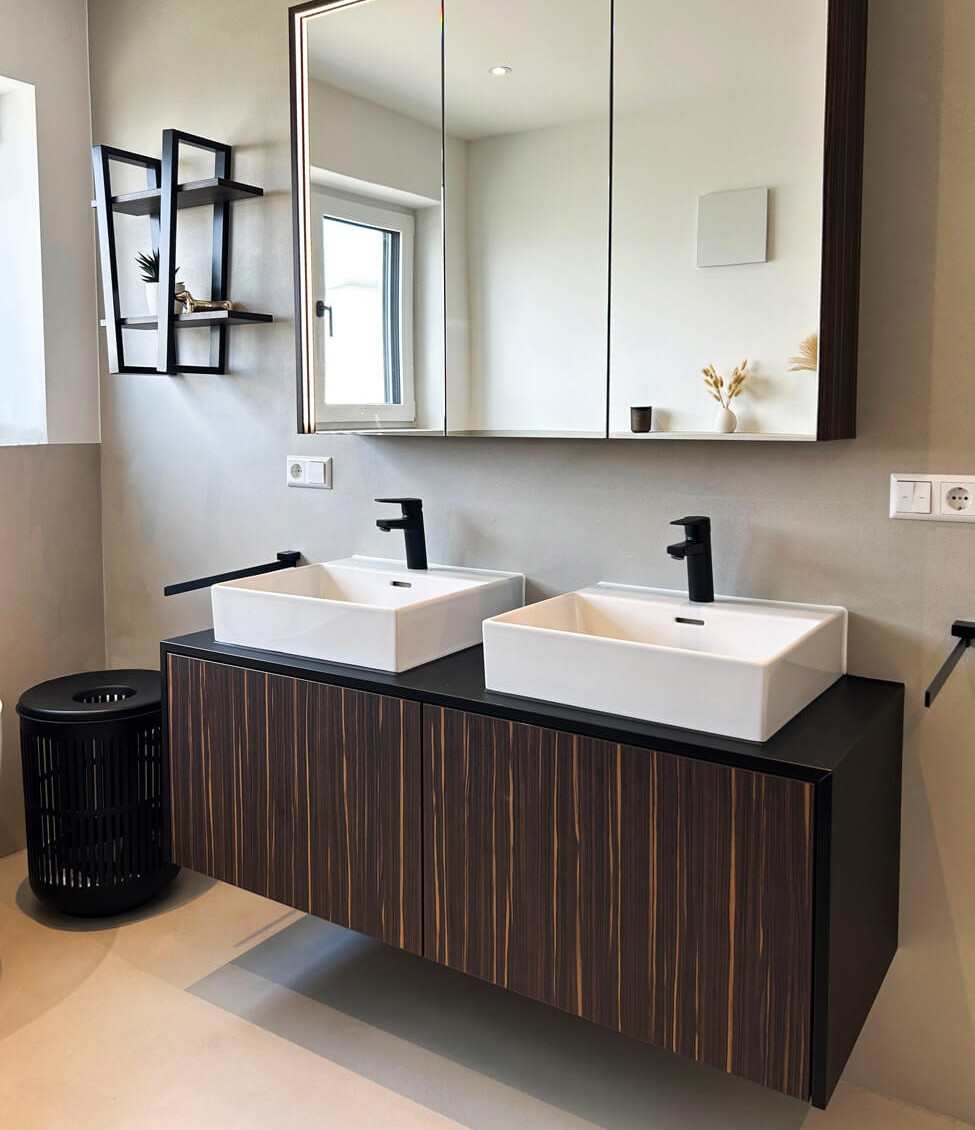 Waschtisch im Familien-Badezimmer