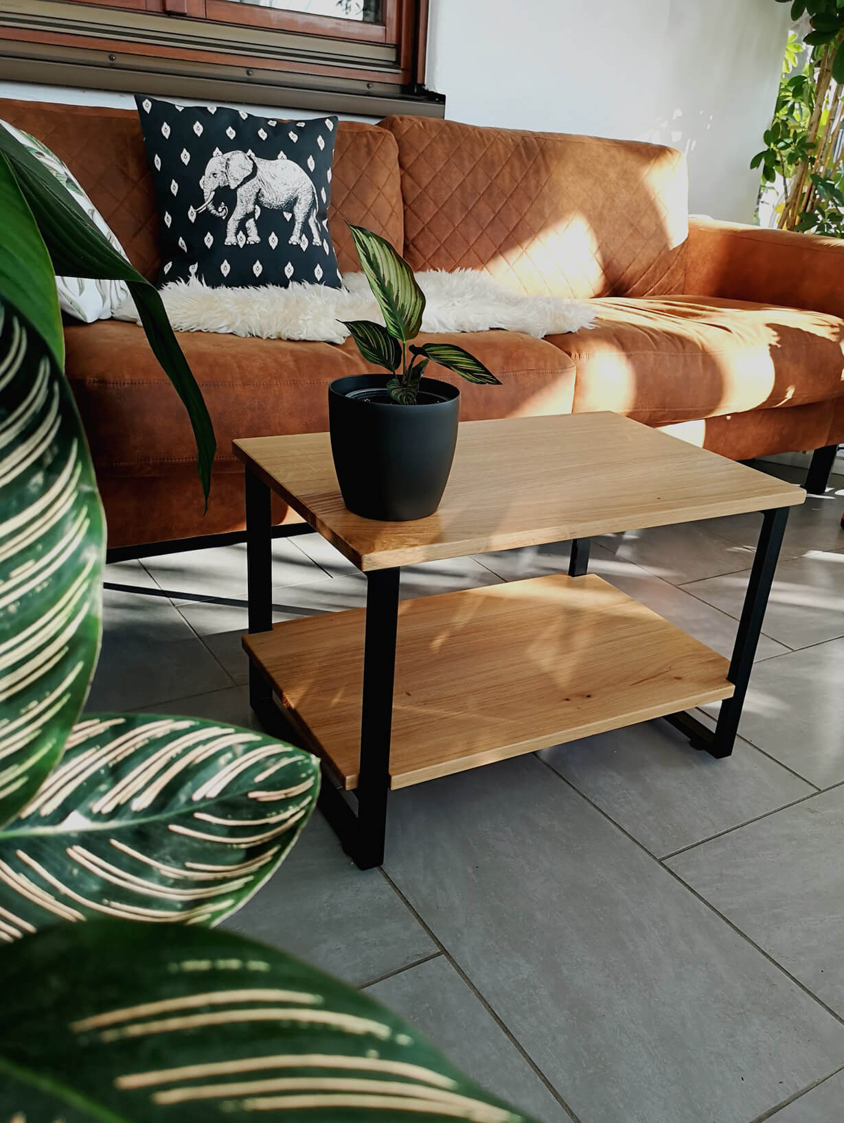 Couchtisch aus Eichenholz